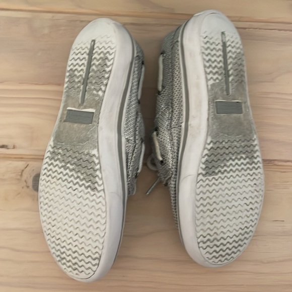 SPERRY TopSider girls silver boat shoes size 11 GUC - Picture 7 of 14